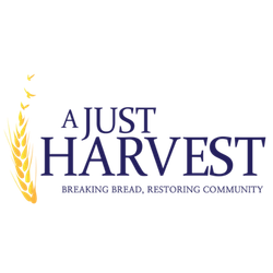 A Just Harvest logo
